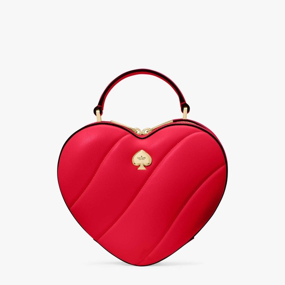 ♠️kate spade Love Shack Quilted 3D Heart Crossbody, Ruby Red NWT | Poshmark