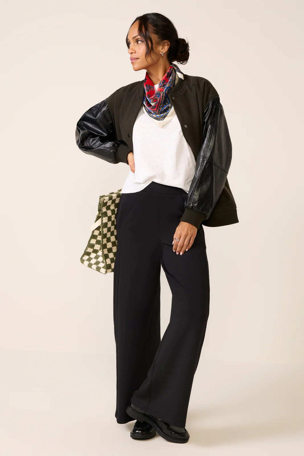 AirEssentials Track Wide Leg Pant | Evereve