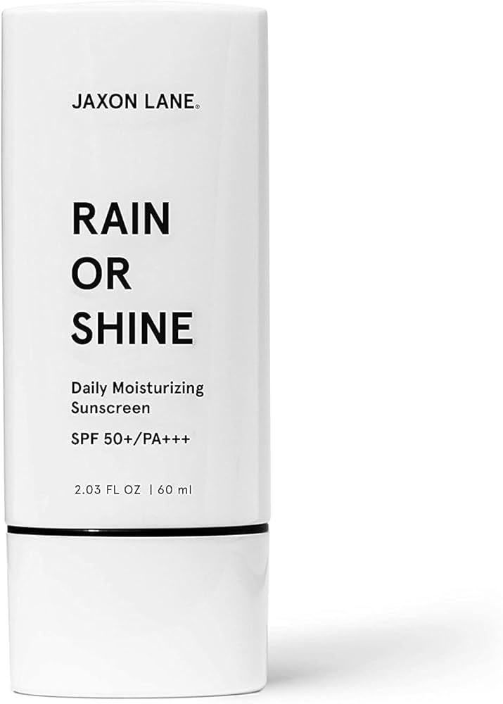 RAIN OR SHINE Anti Aging Face Sunscreen SPF 50 for Clear Skin with Green Tea, Hyaluronic Acid, Vi... | Amazon (US)