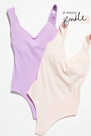 Clean Lines Bodysuit 2-Pack Bundle | Free People (Global - UK&FR Excluded)