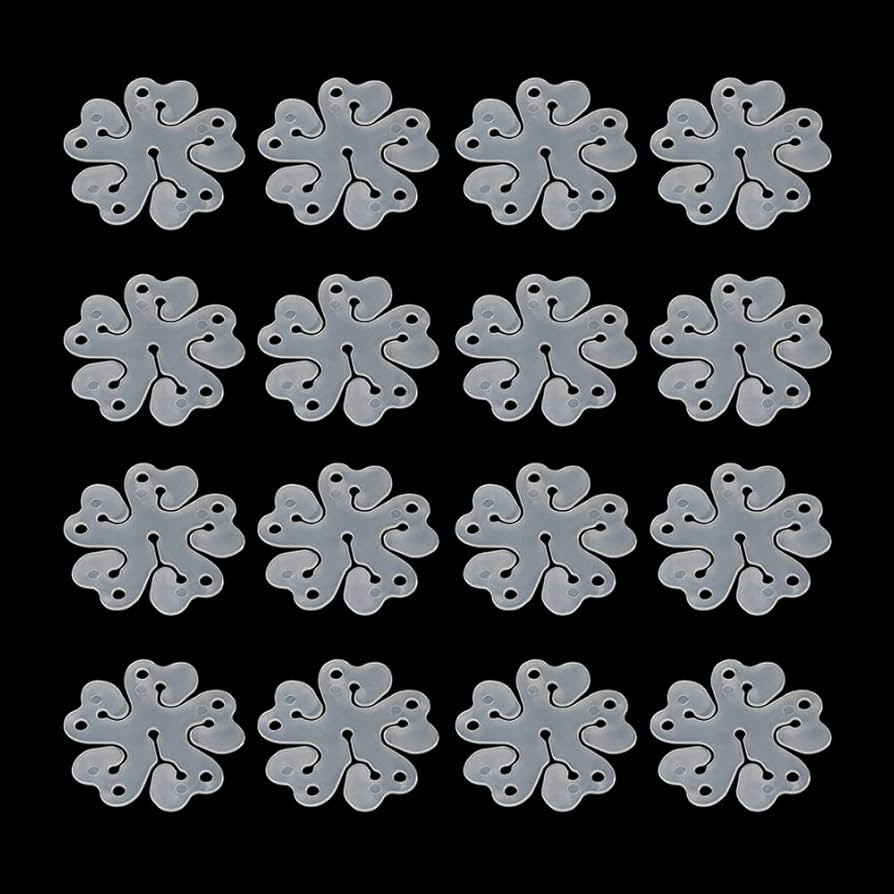 iFlyMaes 30 Pcs Portable Flower Shape Balloon Clips Holder for Wedding Birthday Party Holiday Dec... | Amazon (US)