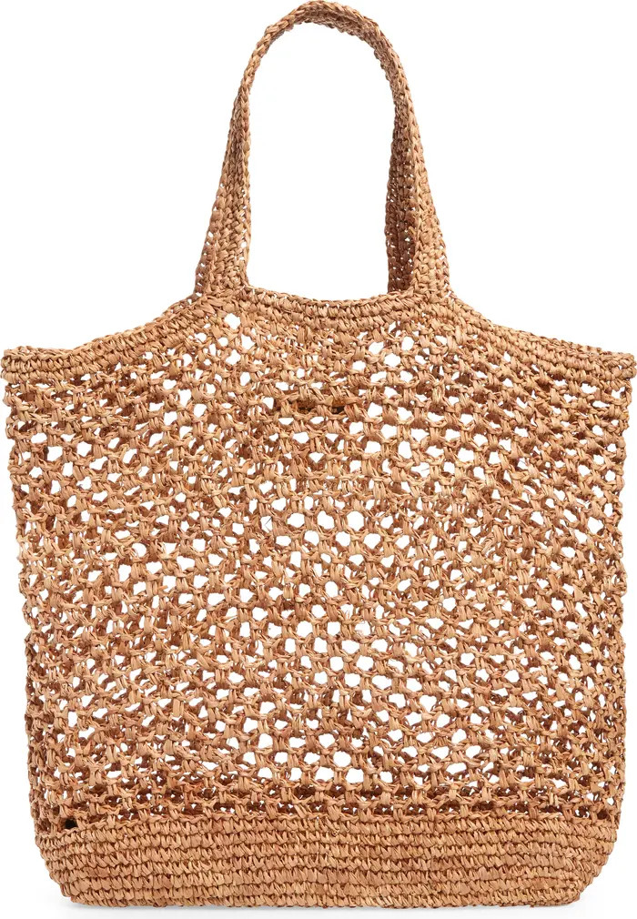 btb Los Angeles Jayden Raffia Market Tote | Nordstrom | Nordstrom