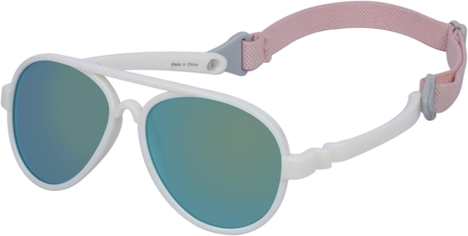 COCOSAND Baby Sunglasses with Strap Aviator Frame UV Protection for Baby Infant Girls Boys 0-12month | Amazon (US)