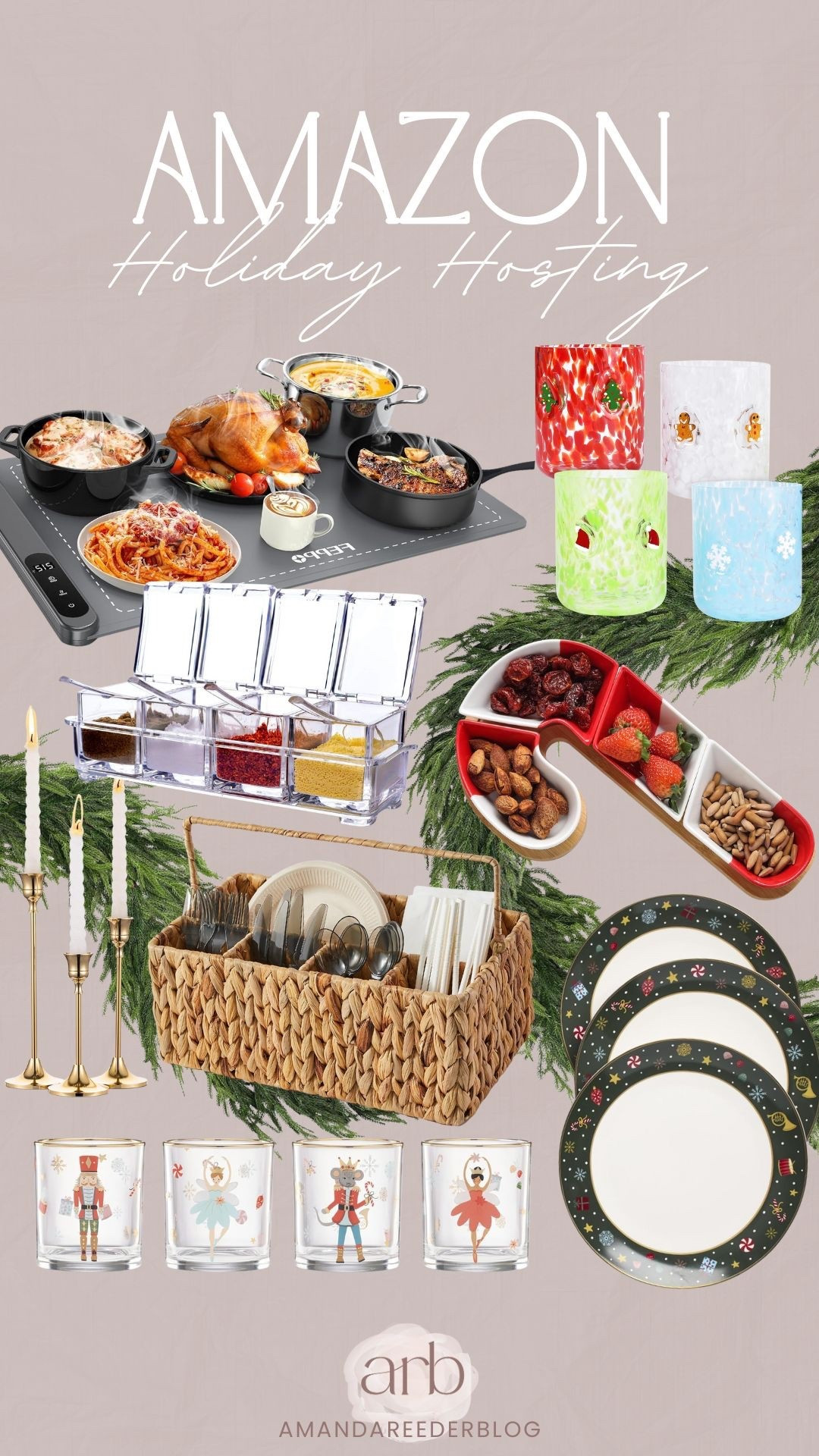 These Amazon holiday hosting finds make entertaining feel effortless — from elevated serveware to cozy, festive table details your guests will love 🥰 ✨

amazon holiday hosting, holiday entertaining, holiday table decor, christmas hosting essentials, serving dishes, appetizer trays, holiday serveware, christmas candles, festive drinkware, charcuterie board, hostess essentials, amazon home finds

#LTKFindsUnder50 #LTKHome #LTKHoliday