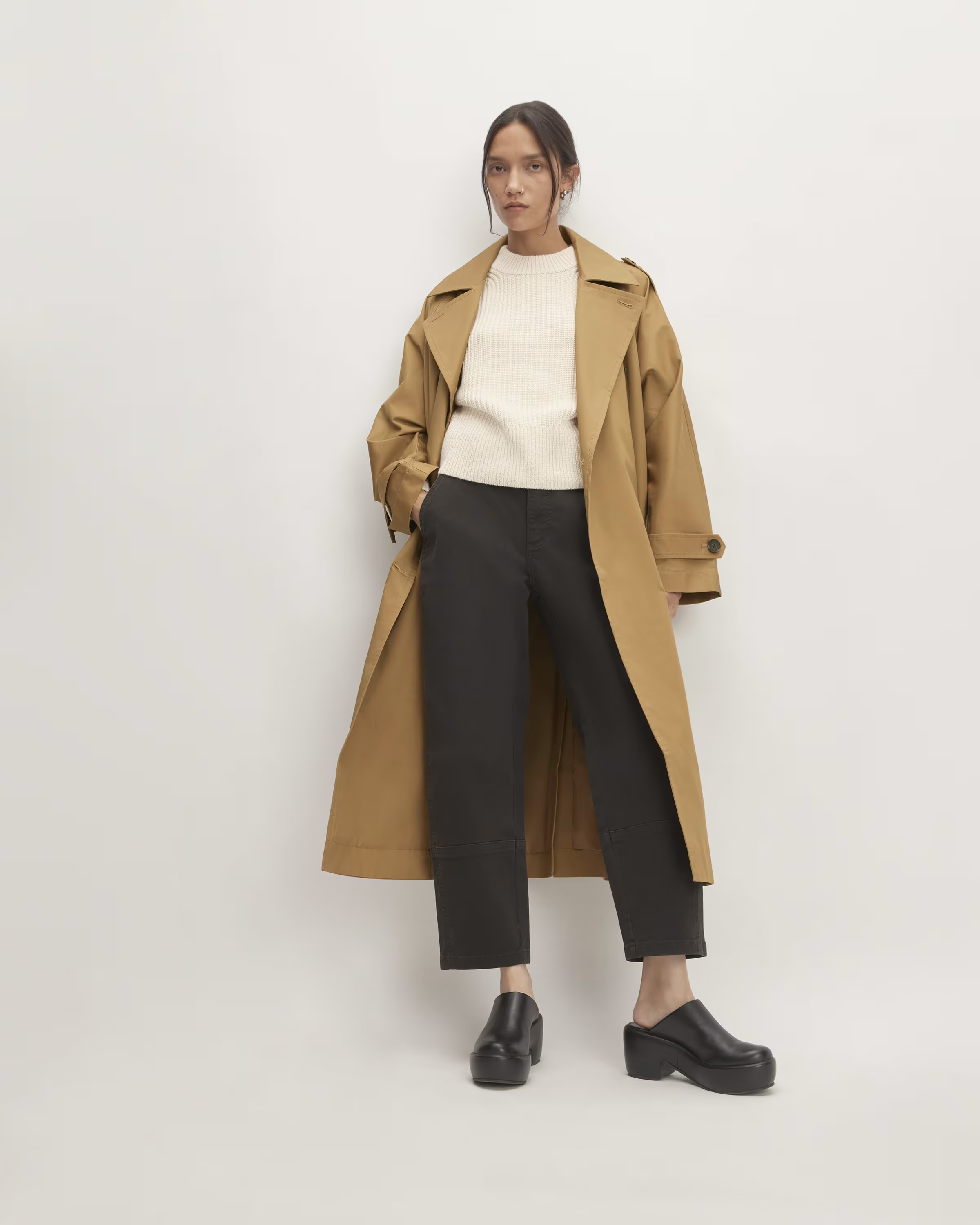 The Cotton Long Trench Coat | Everlane