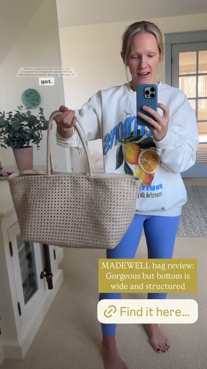 MADEWELL bag review: 
Gorgeous, do appreciate the structured bottom but it’s a bit too wide for my everyday. Also linked the style I currently own, love, and wear on repeat 
❤️ Claire 

#LTKxMadewell #LTKItBag #LTKWatchNow