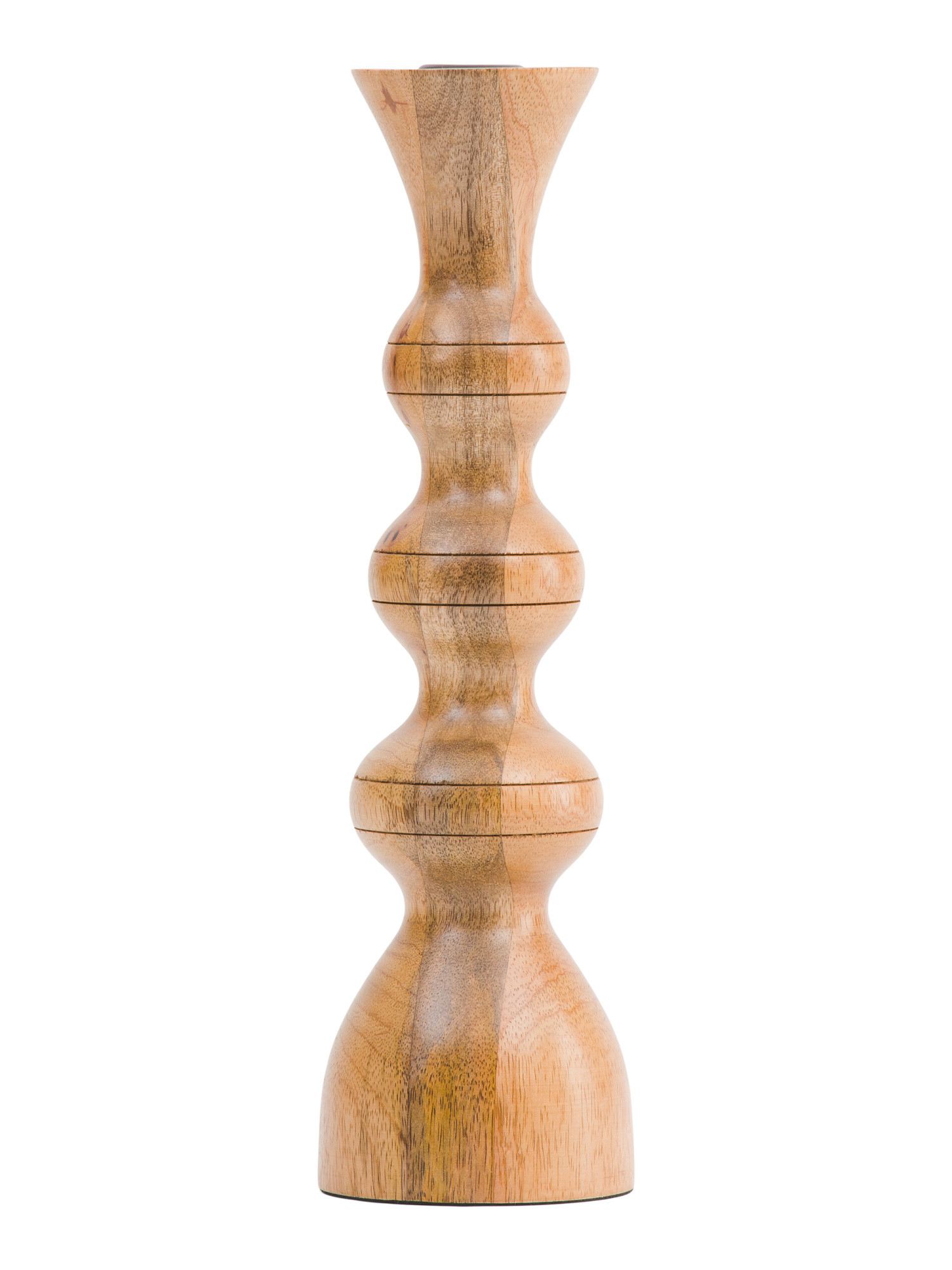 Sukhothai Mango Wood Taper Candle Holder | TJ Maxx