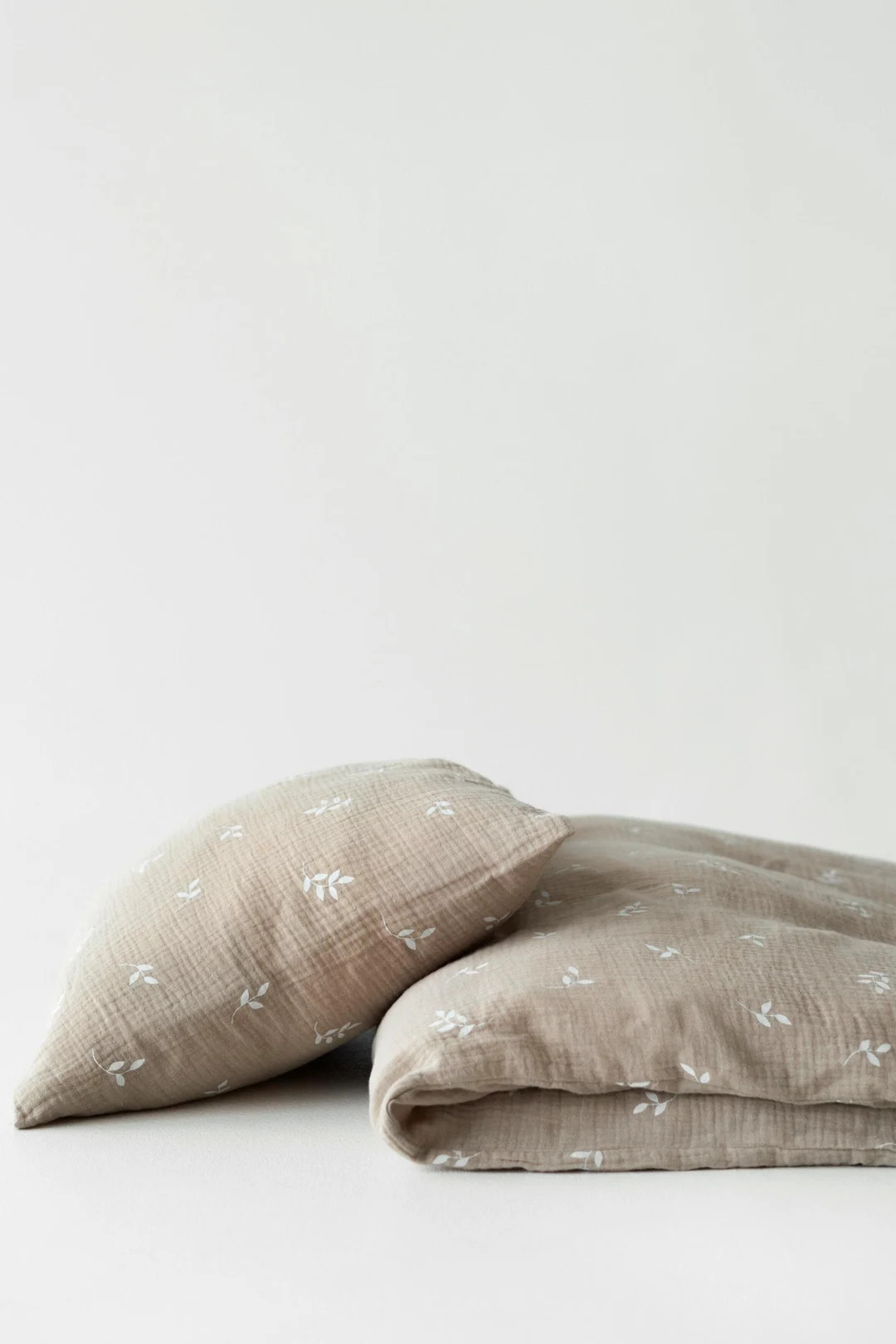 Muslin Baby Toddler Kids Bedding Set Crib Duvet Cover Pillowcase Soft Boy Girl Nursery Children's... | Etsy (US)