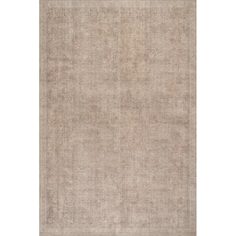 Jeccica Distressed Vintage Medallion Jute Blend Polyester Area Rug | Wayfair North America