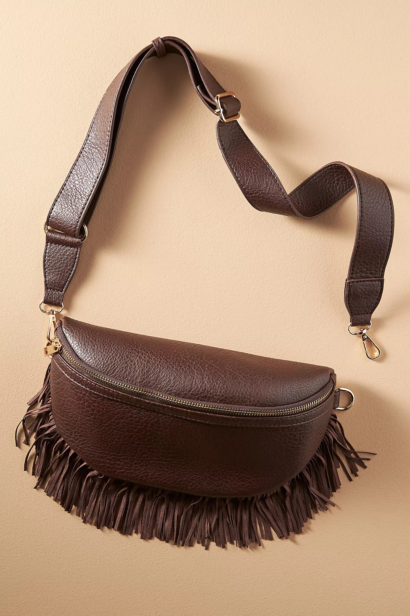 Fringe Crescent Sling Bag | Anthropologie (US)