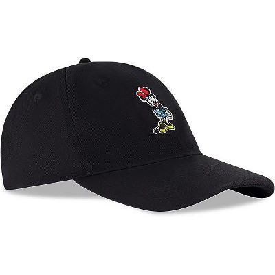 Minnie Mouse Women Adult Baseball Hat - Black | Target