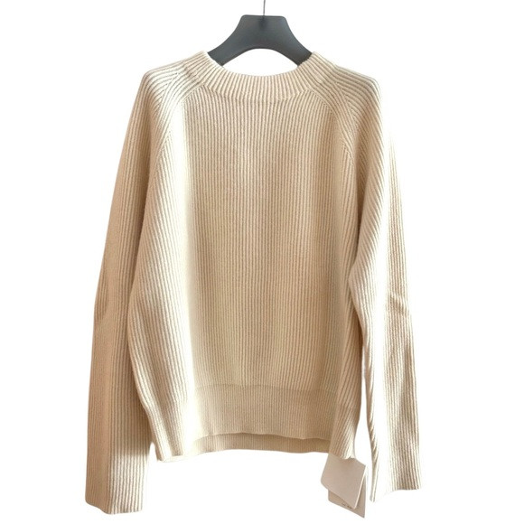 The Row Women’s Bowie Cashmere Sweater in Natural - Size XL - NWT | Poshmark