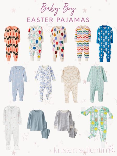 Baby Boy Easter Pajamas

#springfashion #Easterpajamas #hannahanderson #littlesleepies 
#carters

#LTKfindsunder50 #LTKstyletip #LTKbaby