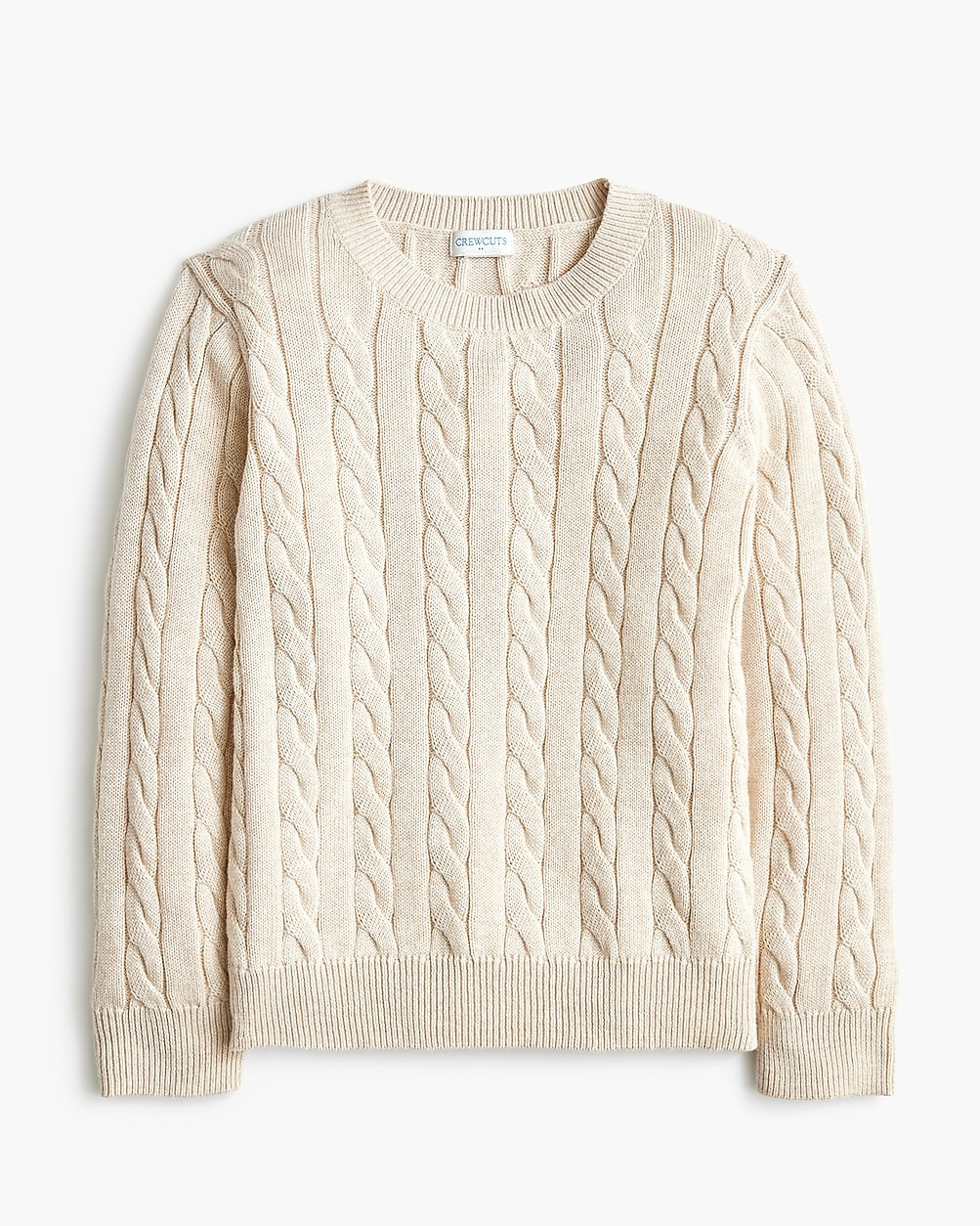 Kids' cable-knit crewneck sweater | J.Crew Factory