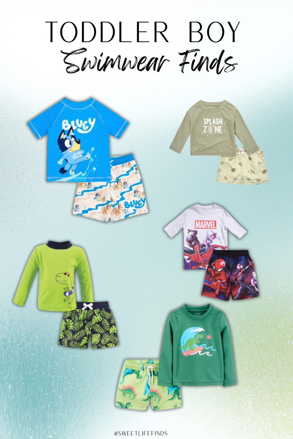 Grab these toddler boy swimwear finds now before the best prints and sizes start disappearing for summer. I rounded up fun little sets that are perfect for pool days, splash pads, beach trips, and warm weather vacations. Such a cute mix if you want practical swimwear that still feels playful and easy to shop. 

 #ToddlerBoySwimwear #SummerKidsStyle #AmazonFinds #SweetLifeByKourtney #LTKmomlife #LTKSwim #LTKKids