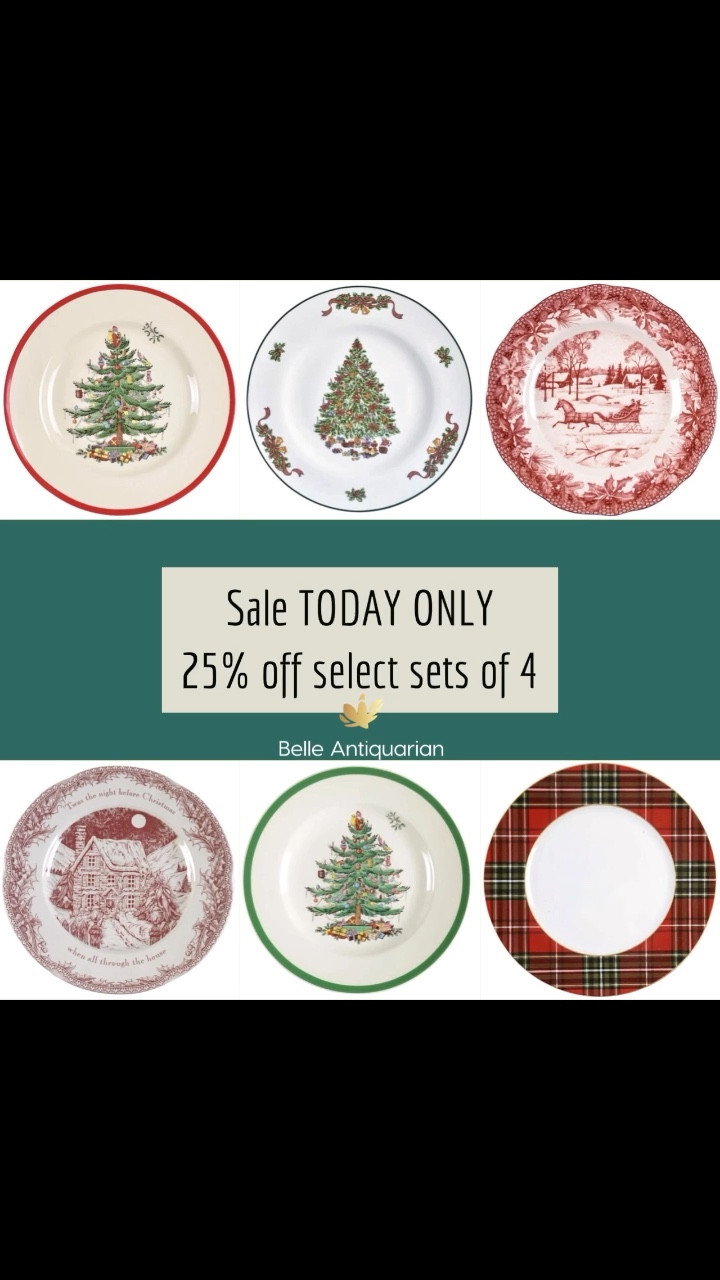 Sale TODAY ONLY! 25% off select sets of 4! 

#LTKHoliday #LTKSaleAlert #LTKHome