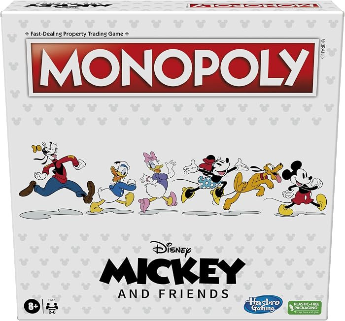 Hasbro Gaming Monopoly: Disney Mickey and Friends Edition Board Game, Ages 8+ | Amazon (US)