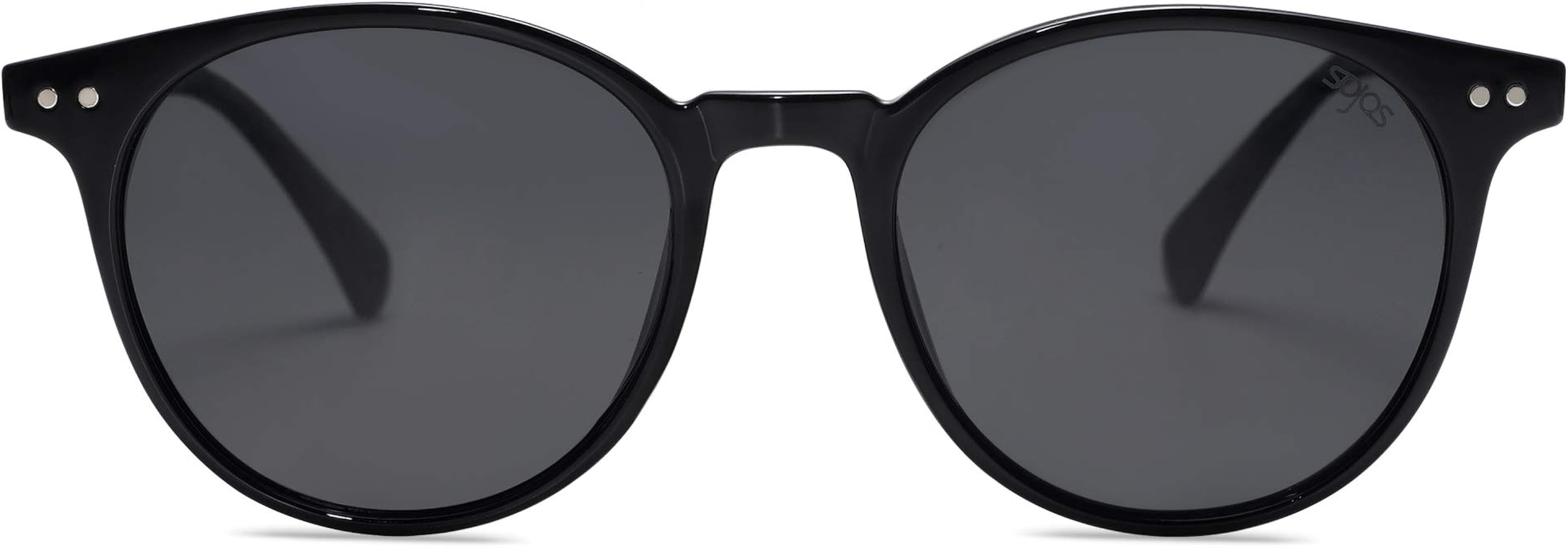 SOJOS Small Round Classic Polarized Sunglasses for Women Men Vintage Style UV400 Lens SJ2113 | Amazon (US)