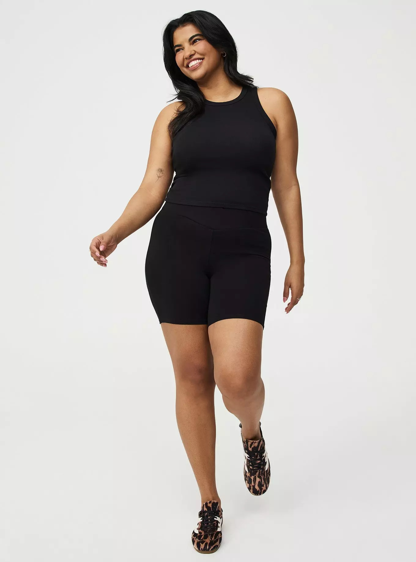 7'' Crossover Waist Bike Short | Torrid (US & Canada)