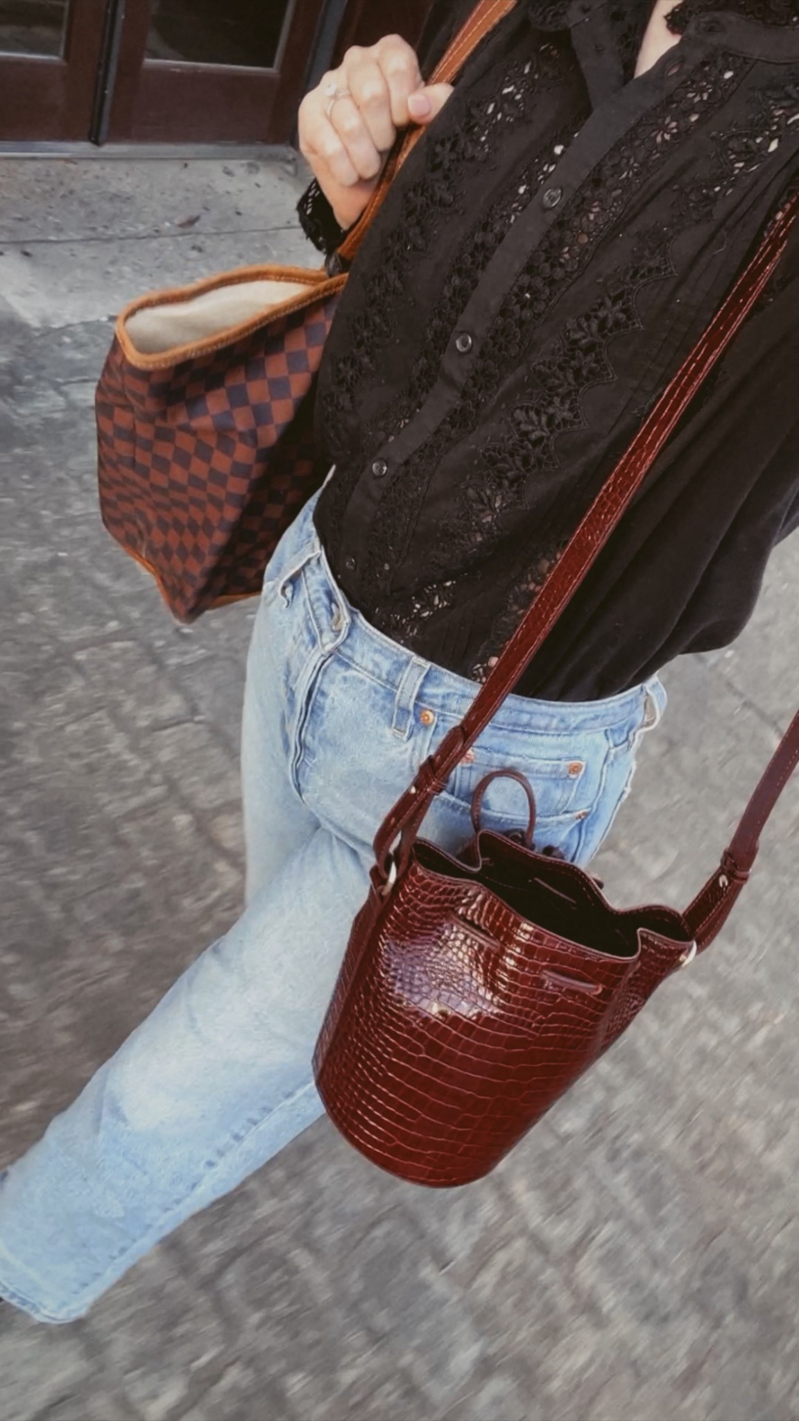 Fall outfits, croc crossbody bag, French girl style, work outfit idea, casual chic style 

#LTKSeasonal #LTKWorkwear #LTKStyleTip