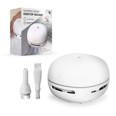 Sharper Image Desktop Cordless Handheld Vacuum White | Target