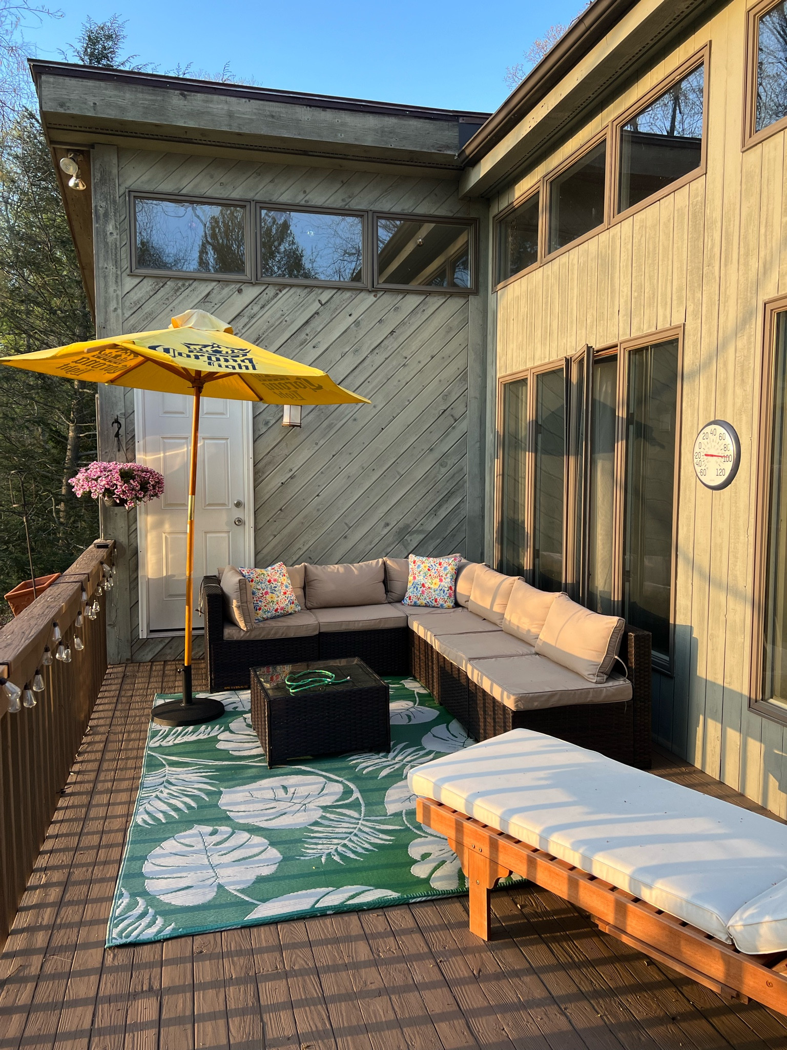 So excited for the warmer weather and I spent the last two days getting our deck ready!! Happy May! 

#LTKfindsunder50 #LTKfamily #LTKSeasonal