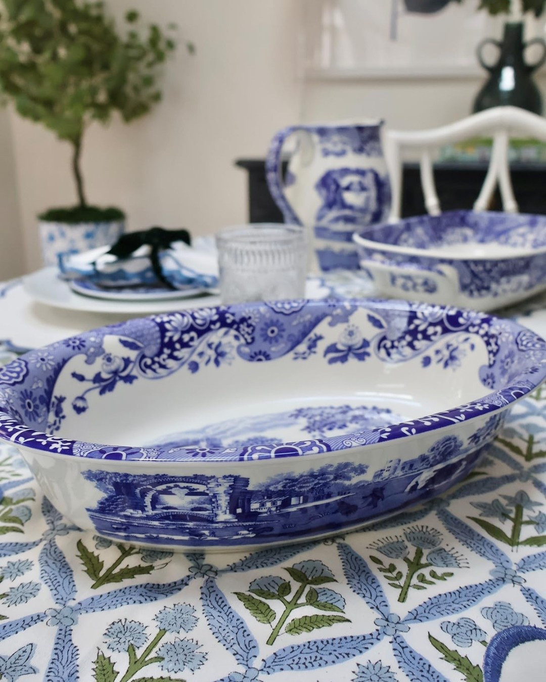 I’ve used my Spode blue Italian serving pieces! You can slowly add to your collection. 

#LTKSeasonal #LTKFamily #LTKFindsUnder100