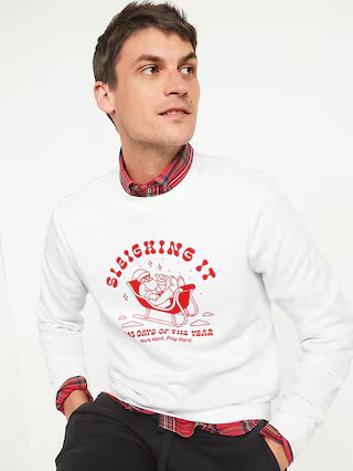 Gender-Neutral Graphic Sweatshirt for Adults | Old Navy (US)