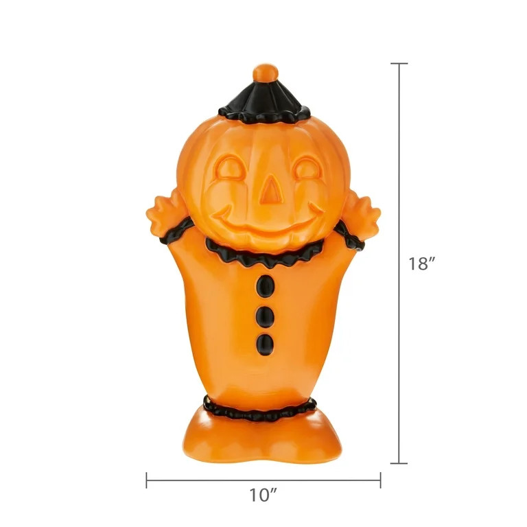 Pumpkin Clown Blow Mold, 18", Halloween by Way To Celebrate | Walmart (US)
