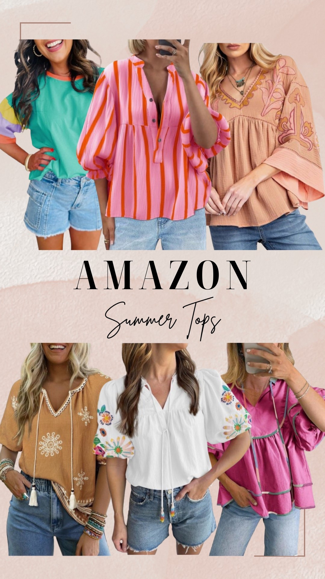 Amazon Summer Tops!



#LTKStyleTip #LTKSeasonal #LTKFindsUnder50