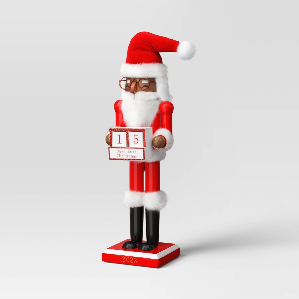 Christmas Santa Countdown Nutcracker Figure - Wondershop™ | Target