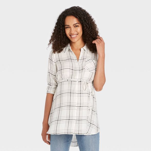 Long Sleeve Button-Down Maternity Shirt - Isabel Maternity by Ingrid & Isabel™ | Target