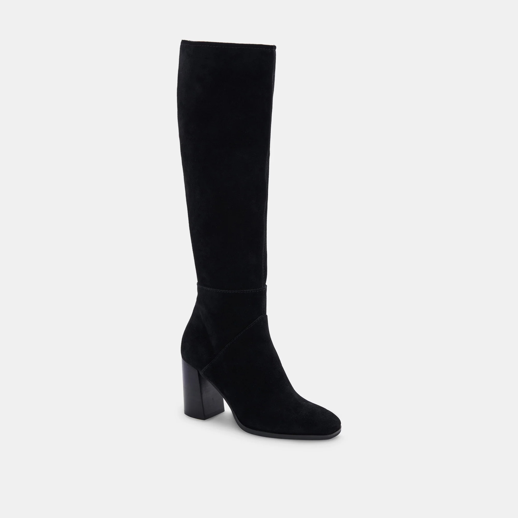 FYNN BOOTS BLACK SUEDE | DolceVita.com