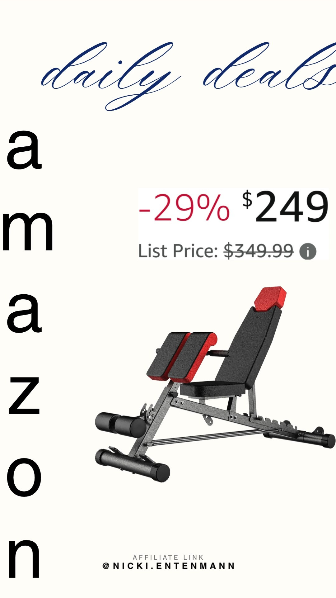 Power up your training with the Finer Form Multi‑Functional FID Weight Bench. Built for full body workouts, it’s versatile, sturdy, and ready to keep fitness fun and effective. 💪🏋️‍♂️🔥
#fitness #weightbench #workout #homegym #strengthtraining #exerciseequipment #gymessentials #bodybuilding #training #fitlife 

 #LTKfitnessgoals #LTKActive #LTKSaleAlert