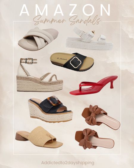 AMAZON- Summer Sandal roundup

I am loving all these different styles from casual to dressy! 

Slide on crossover leather sandals, white double strap straw chunky sandal, casual black buckle sandal, straw strappy wedges, kitten heel thong sandal, bow slide on sandals, straw buckle wedges 



#LTKSeasonal #LTKShoeCrush #LTKFindsUnder100