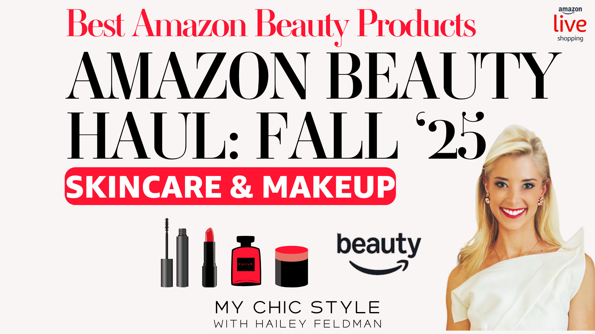 In this live shopping show, I’m bringing you the best Amazon Beauty Finds for Fall 2025, featuring my top clean beauty, skincare, and makeup essentials that elevate your skincare routine and makeup looks without breaking the bank! If you love classic, natural makeup looks, cruelty-free makeup, affordable skincare, skincare worth the splurge, and effortless beauty hacks, this is your go-to fall 2025 Amazon Beauty Shopping Show.

What you’ll discover in this live show:
✨ Amazon Fall Beauty 2025 – the best Amazon beauty products for women.
✨ Fall Makeup Must-Haves – long-wear, natural beauty products that look polished all day.
✨ Affordable Amazon Beauty Finds – budget-friendly beauty products that are effective and targeted for all age groups and skin types!
✨ Luxe Skincare – what to spend extra money on, and what to buy on Amazon Beauty.
✨ Made In USA Skincare & Makeup Brands
✨ Makeup Trends for Fall 2025 
✨ Skincare for Sensitive Skin & 35 Plus Over 40 Anti-Aging Skincare Routine Must Haves, Budget!

📌 DATE: Thursday, August 28, 2025 -- 4 pm EST
📌 Join Live on Amazon Live:  https://www.amazon.com/live/broadcast/7c5593cf-cb63-4d55-a157-bb90a226ff96?ref_=cm_sw_r_cp_ud_cm_sw_al__3XAFCW6BS5QWT6QETCZC
📌  YouTube Live: https://youtube.com/live/fJMXL2hqWhU 

#LTKSeasonal #LTKOver40 #LTKBeauty