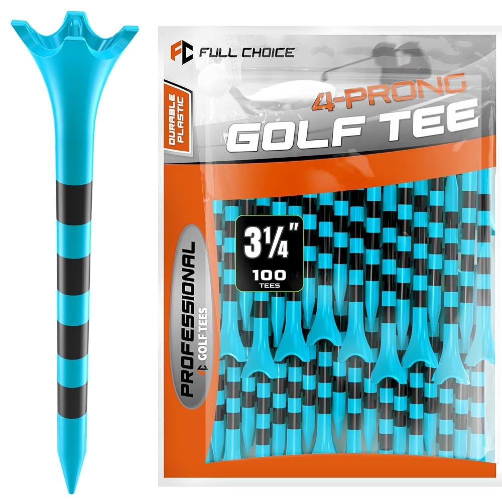 Professional Plastic Golf Tees 100 or 50 Pack (3-1/4" or 2-3/4"), Enhanced Durability & Stability... | Amazon (US)