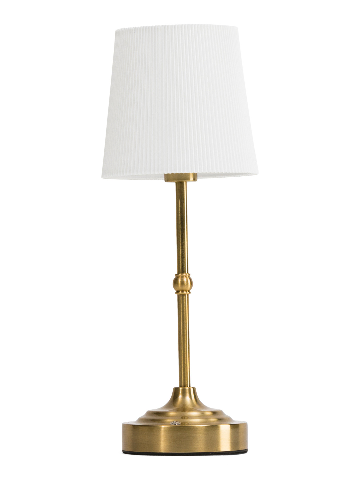 16in Pleated Fabric Shade Rechargeable Lamp | TJ Maxx