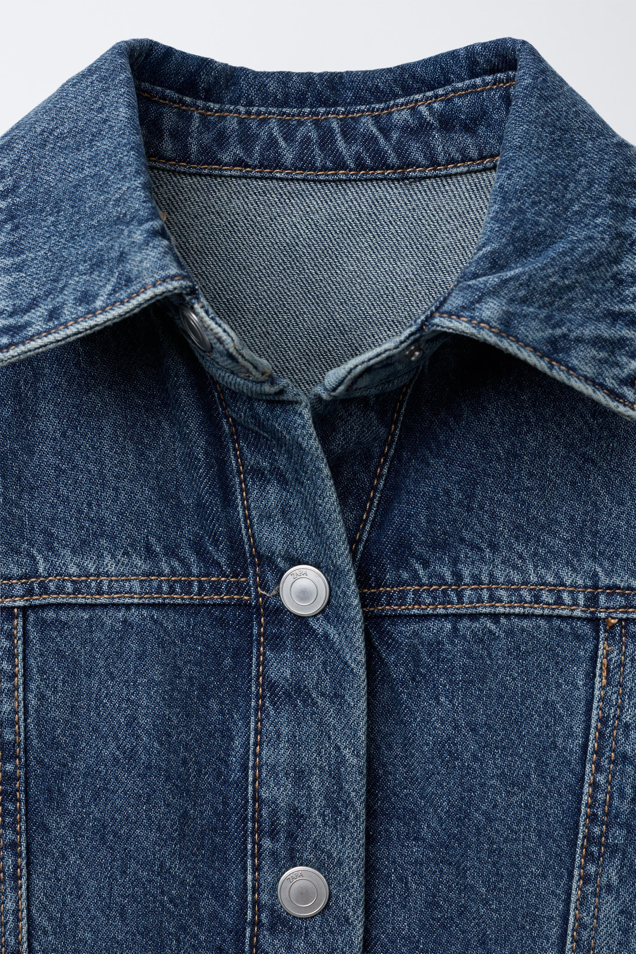 CUTOUT DENIM DRESS | Zara US