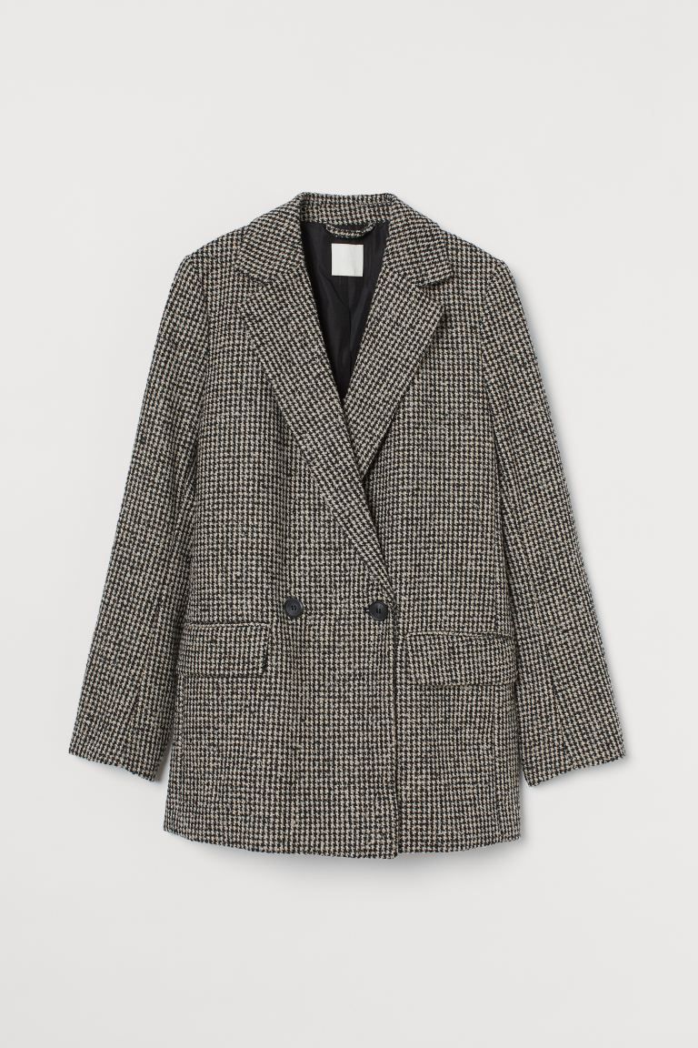 Double-breasted Bouclé Jacket | H&M (US)