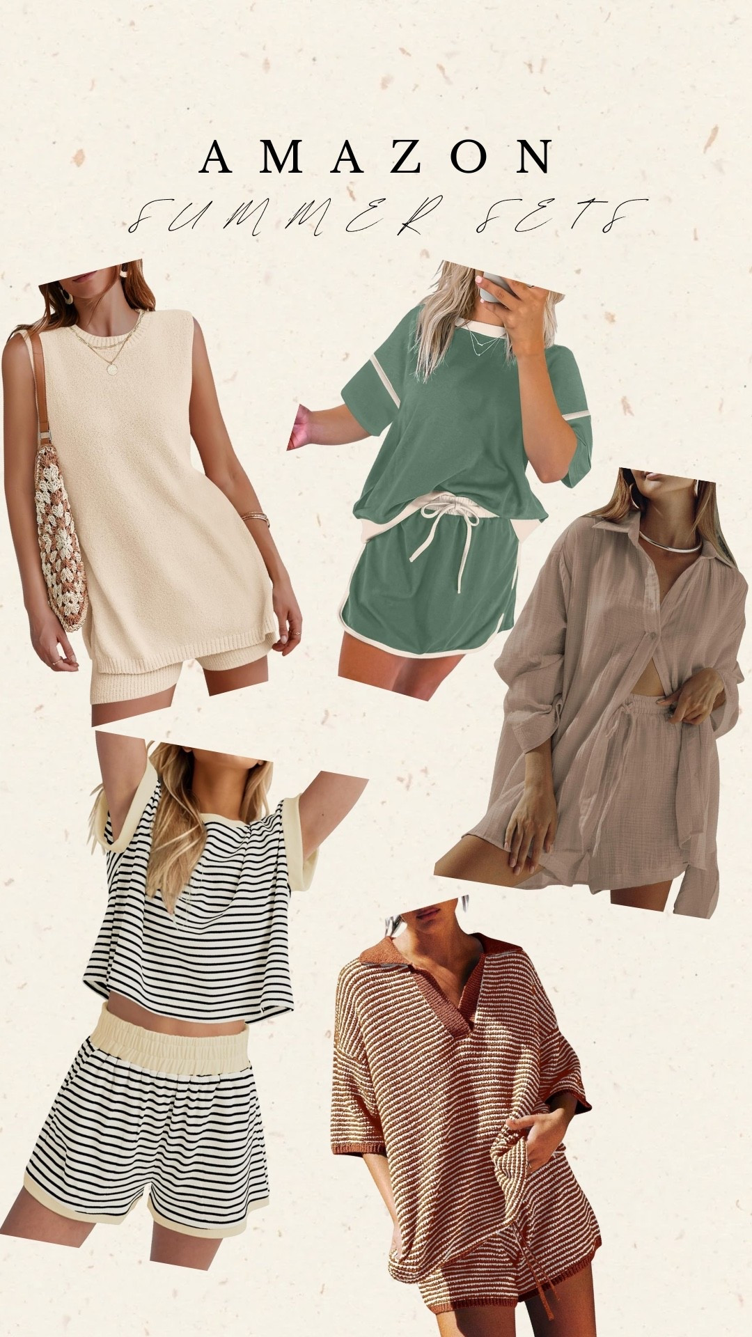 Women’s Amazon summer sets!!!

#LTKSeasonal #LTKSaleAlert #LTKStyleTip