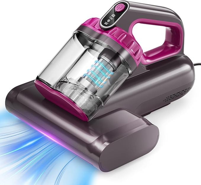 Mattress Vacuum Cleaner, 17Kpa 650W Bed Vacuum Cleaner, 273nm UV-C Light & Ultrasonic 145°F Heat... | Amazon (US)