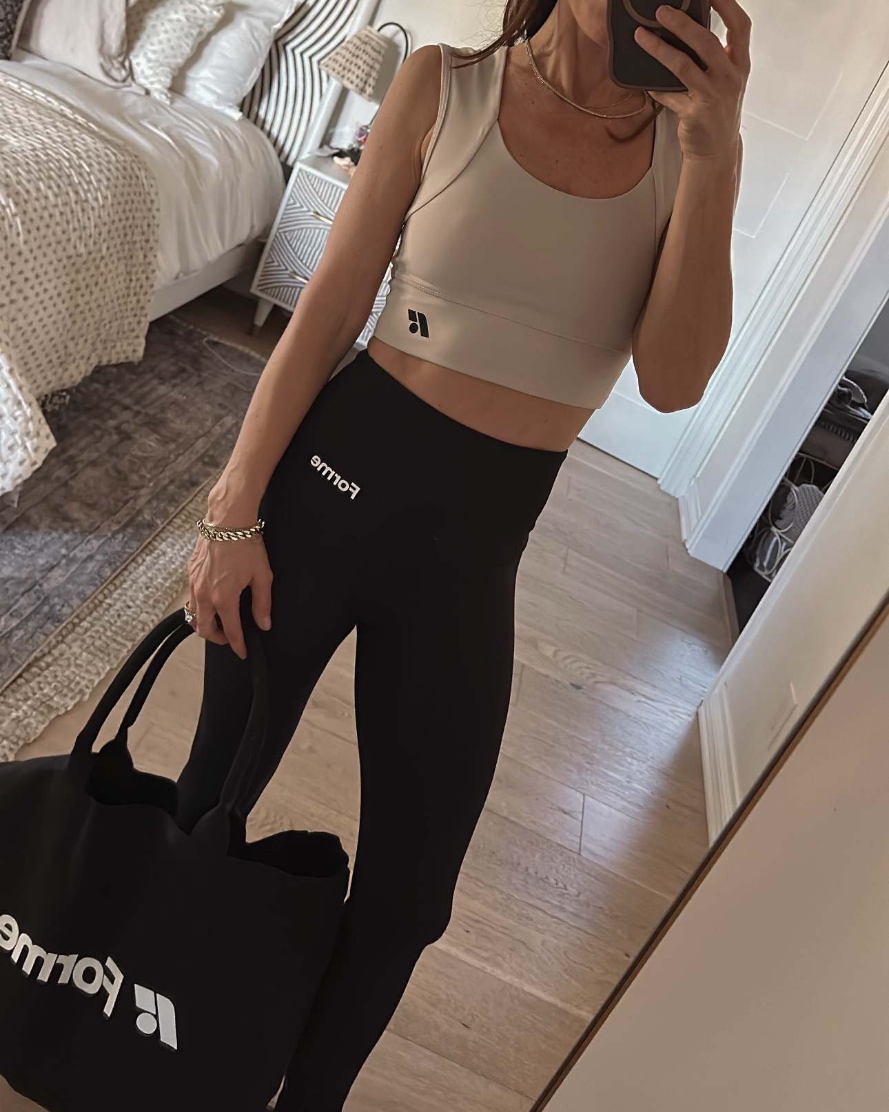  If you’re like me and work from home, hunched over a computer or phone all day, and also love to strength train, you have to try @forme.sciene. It helps to improve my posture while working out and working at the computer with their patented technology and FDA-registered designs that engage muscle memory™ naturally to improve posture and overall alignment… (even Taylor Swift trained for the ERAS tour wearing their Power Bra). I love their bestselling Power Bra featuring six tension fabrics and eight double-layered panels for my upper body and their Sculpt+ Leggings featuring patented multi-layer high waistband technology that engages muscle memory in the core, glutes, and spine, paired with their Arch Booster socks to help prevent plantar fasciitis, for complete whole body wellness. Right now, you can get 30% off their Essentials Bundles which includes the Power+ Bra, Sculpt+ Leggings, and Arch Booster (or Ankle Guard) Socks.
#formescience #forme #formesciencepartner

#LTKOver40 #LTKActive