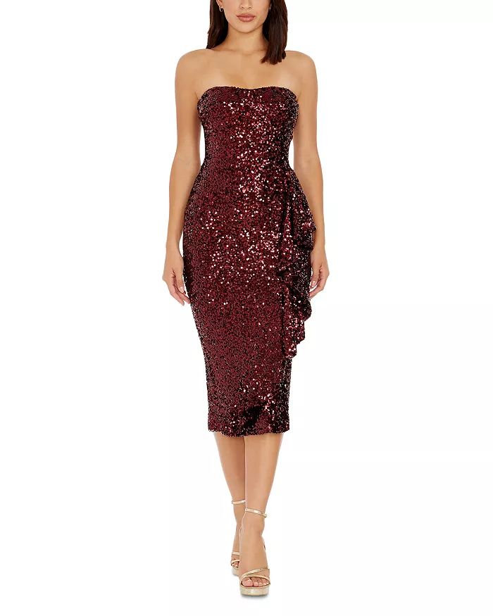 Alexis Strapless Sequin Sheath Dress | Bloomingdale's (US)