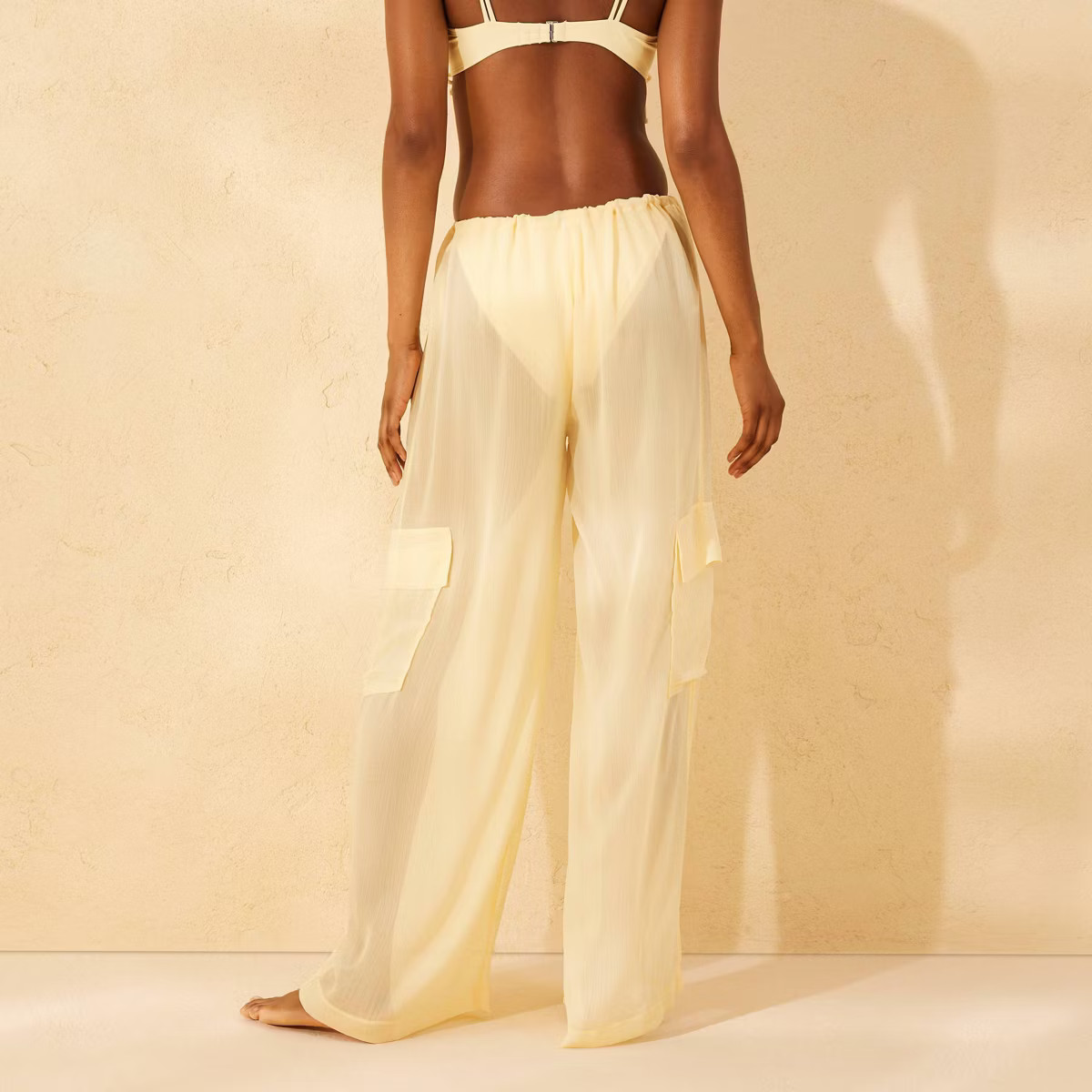 Women's Chiffon Swim Cover Up Cargo Pants - Wild Fable™ | Target