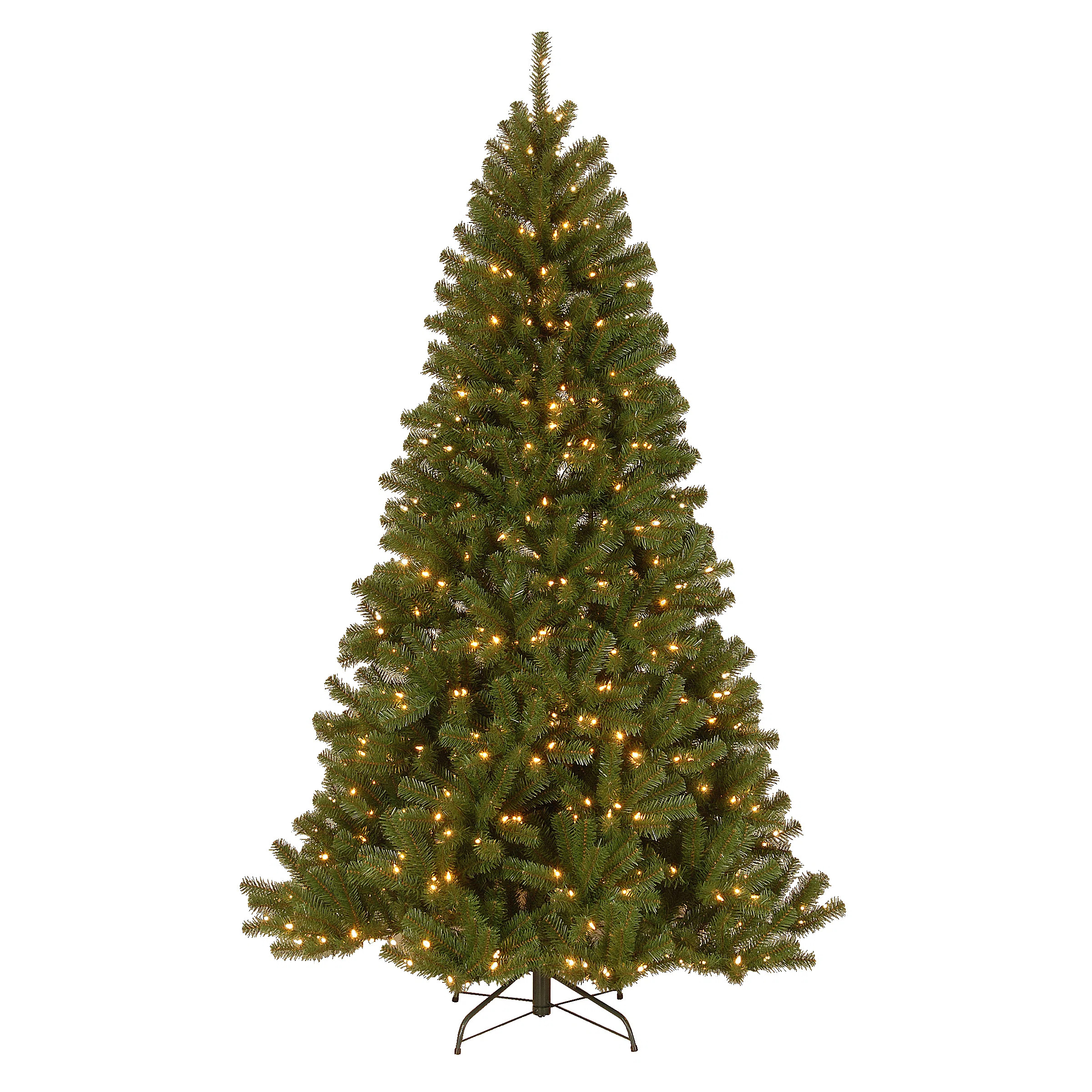 The Holiday Aisle® North Valley Spruce Tree with Clear Lights & Reviews | Wayfair | Wayfair North America