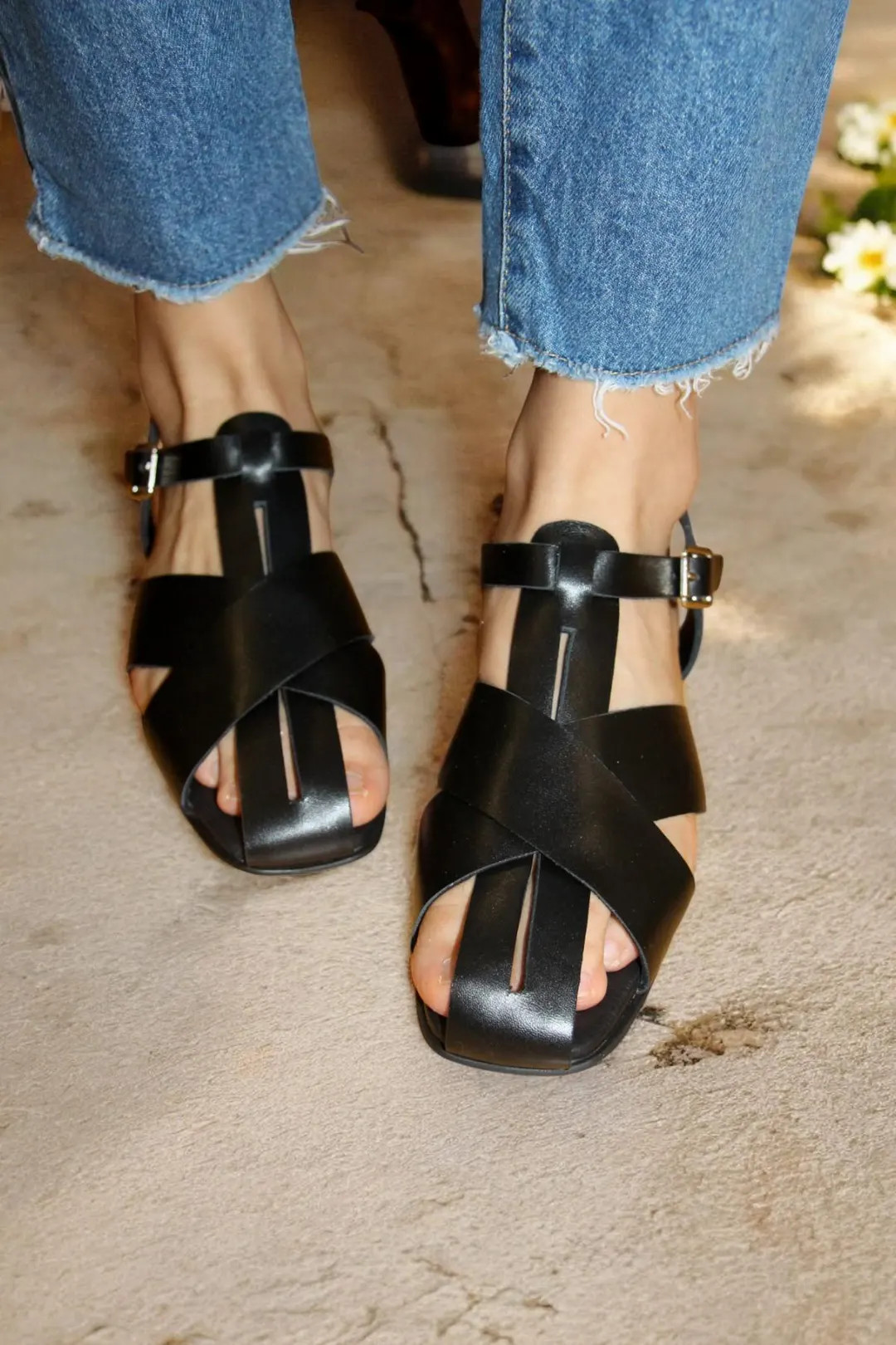 Handcrafted Leather Fisherman Sandals | Cross-Strap Women's Summer Shoes | Etsy (US)