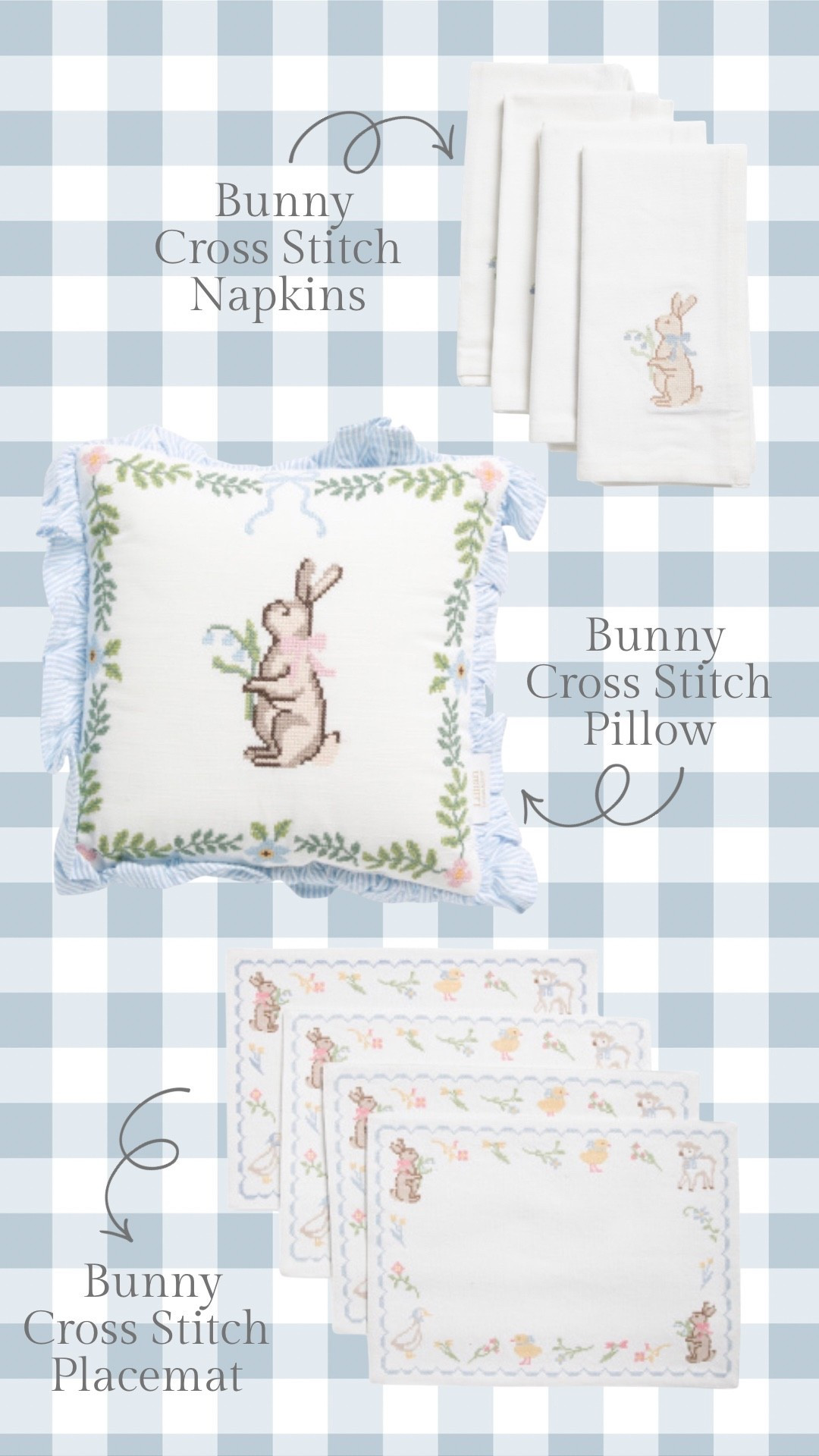 These cross stitch Easter decorations are adorable!!! 

#LTKHome #LTKSeasonal