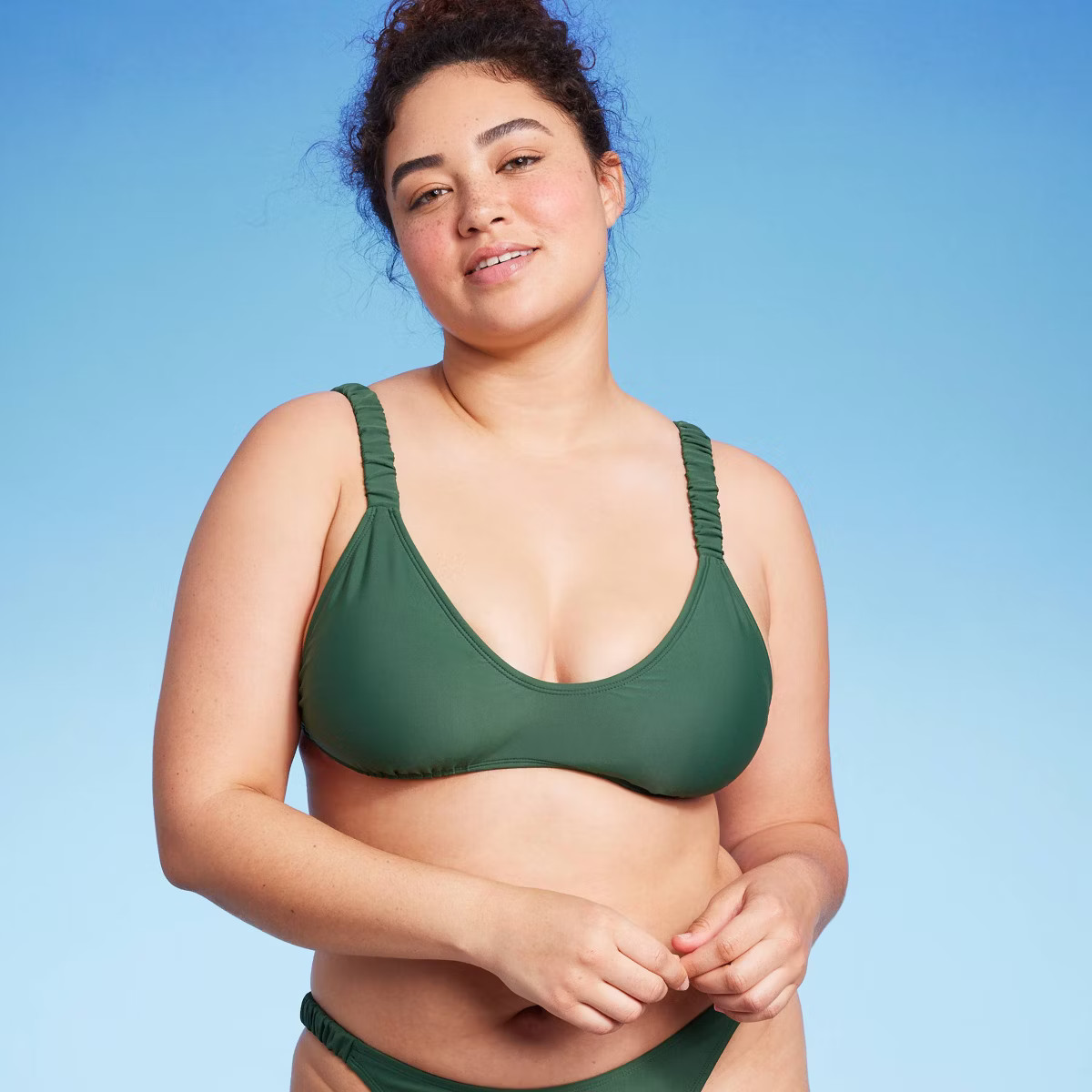 Women's Strap Detail Bralette Bikini Top - Wild Fable™ | Target