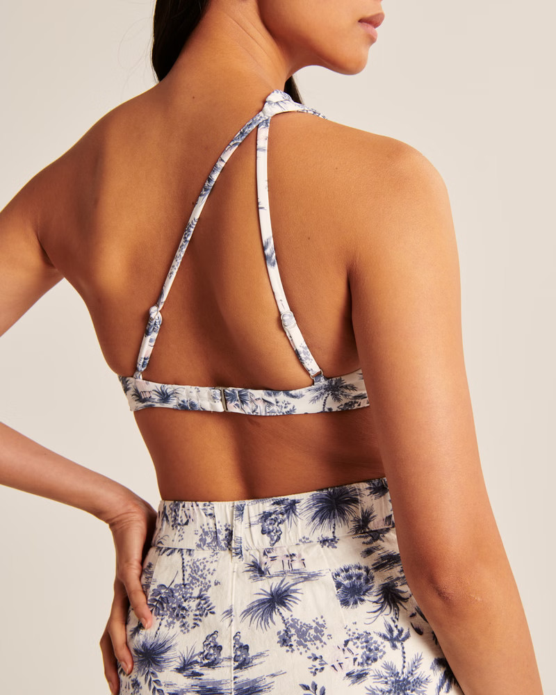 Women's Shimmer Asymmetrical Underwire Bikini Top | Women's Swimwear | Abercrombie.com | Abercrombie & Fitch (US)